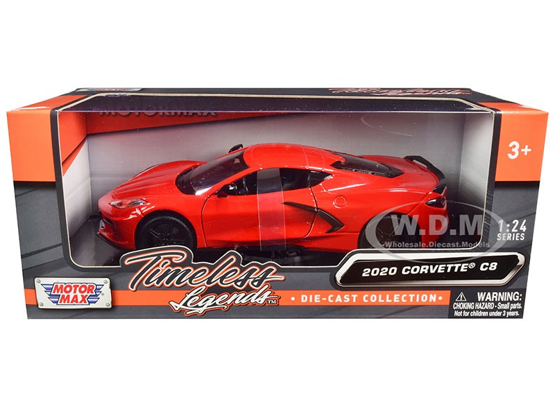 Chevrolet Corvette C8 Stingray Red Timeless Legends Model Car