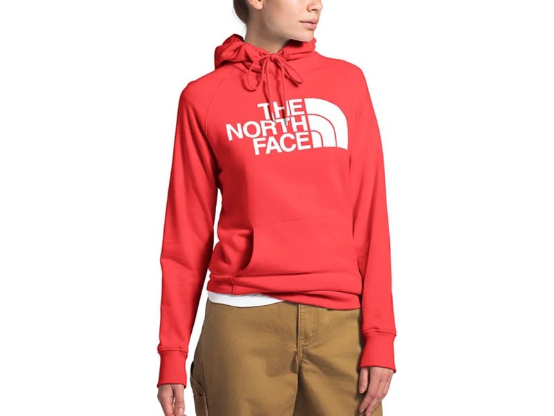 The North Face Half Dome Pullover Hoodie for Women in Cayenne Red