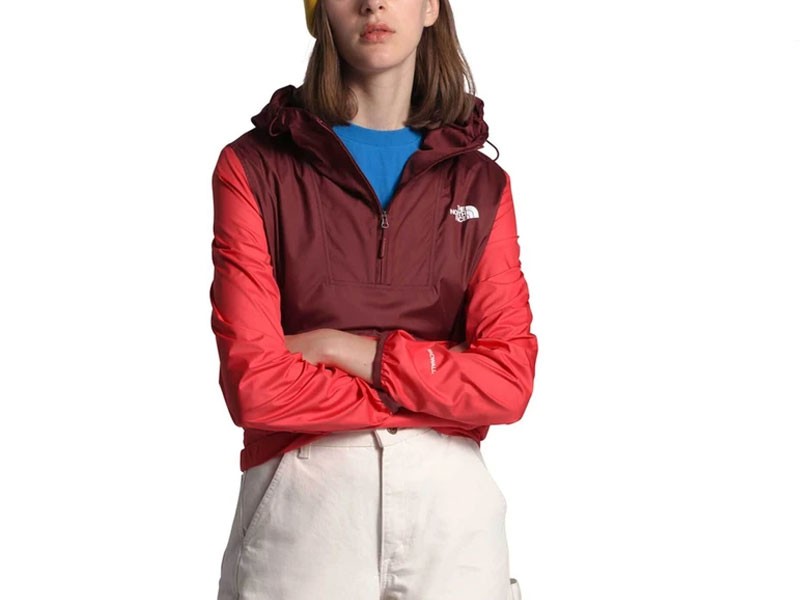The North Face Women's Fanorak 2.0 Pullover in Barolo Red