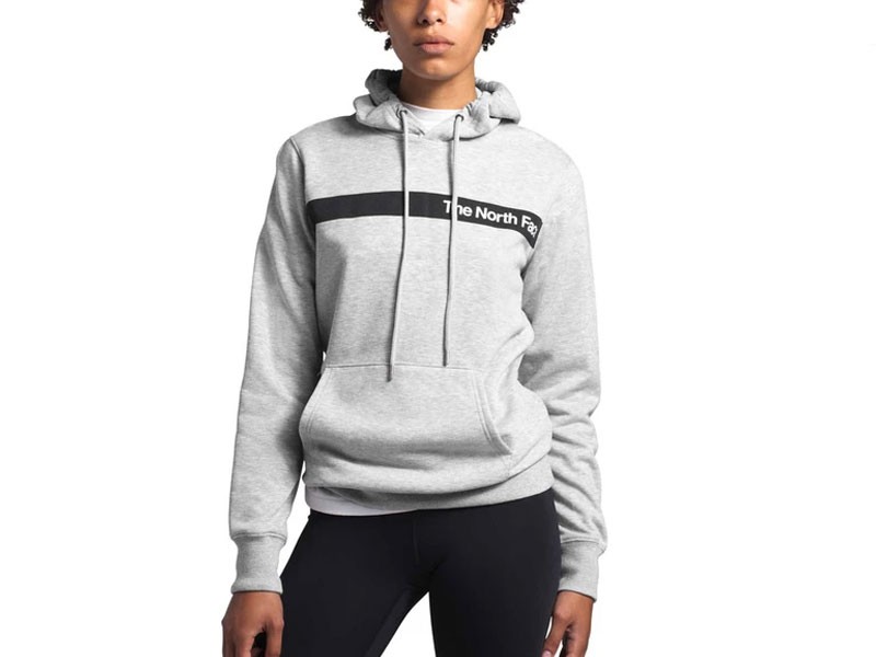 The North Face Edge to Edge Pullover Hoodie for Women in TNF Light Heather Grey