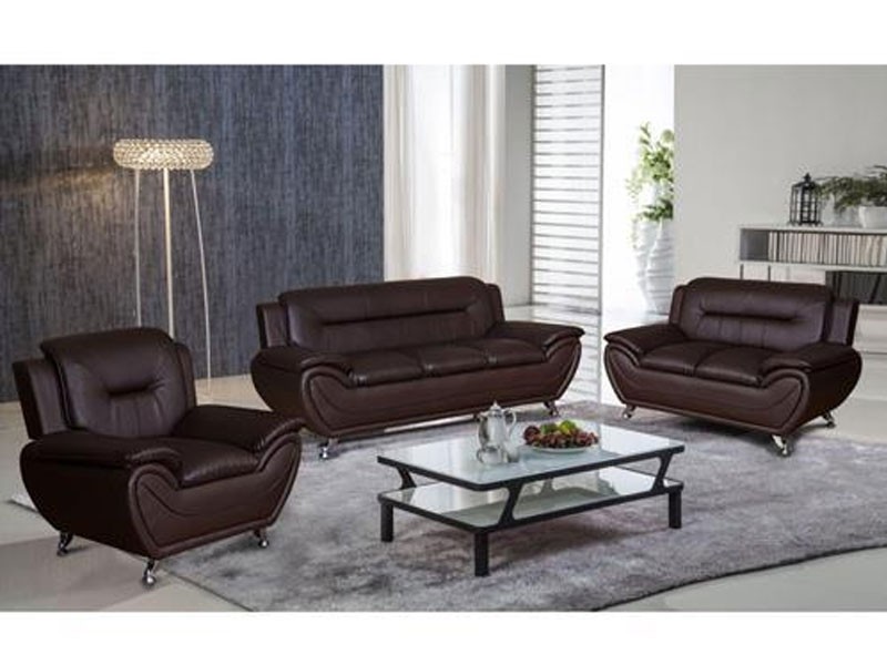 Montecatini Norton Brown Sofa And Love Seat Set