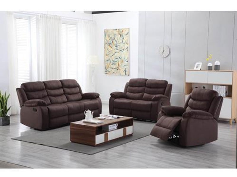 Montecatini Bravo Brown Recliner Set