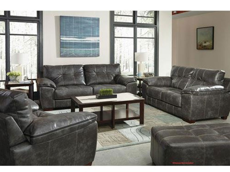 Jackson Hudson Graphite Steel Living Room Set