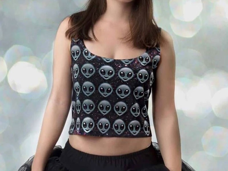 To Infinity and beyond Crop Top For Women