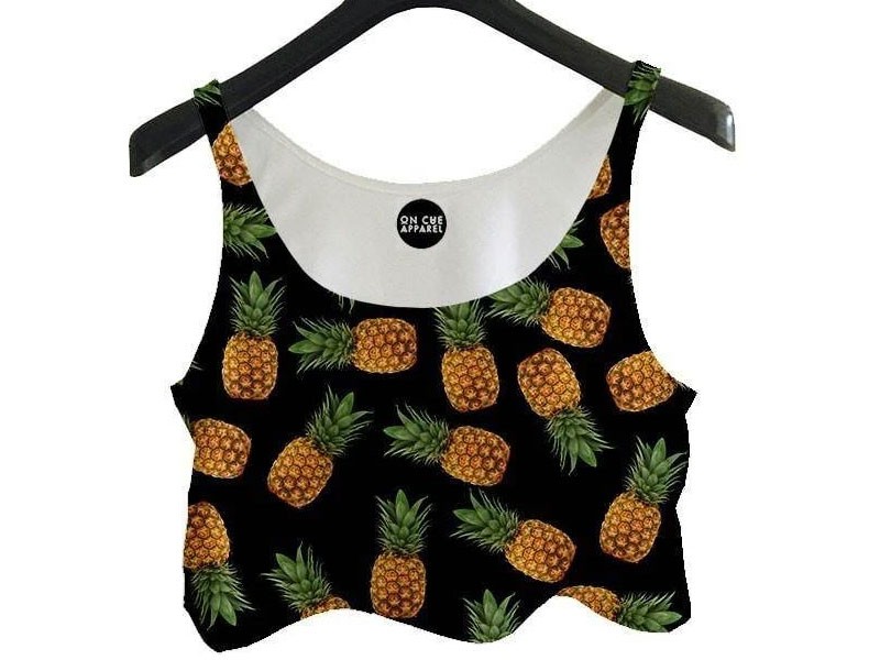 Women's Pineapple Crop Top