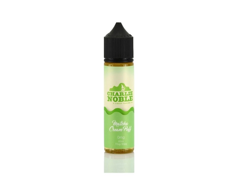 Charlie Noble 60ml Matcha Cream Puff e-Liquid