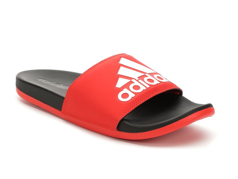 Men's Adidas Adilette Cloudfoam Logo Sport Slides