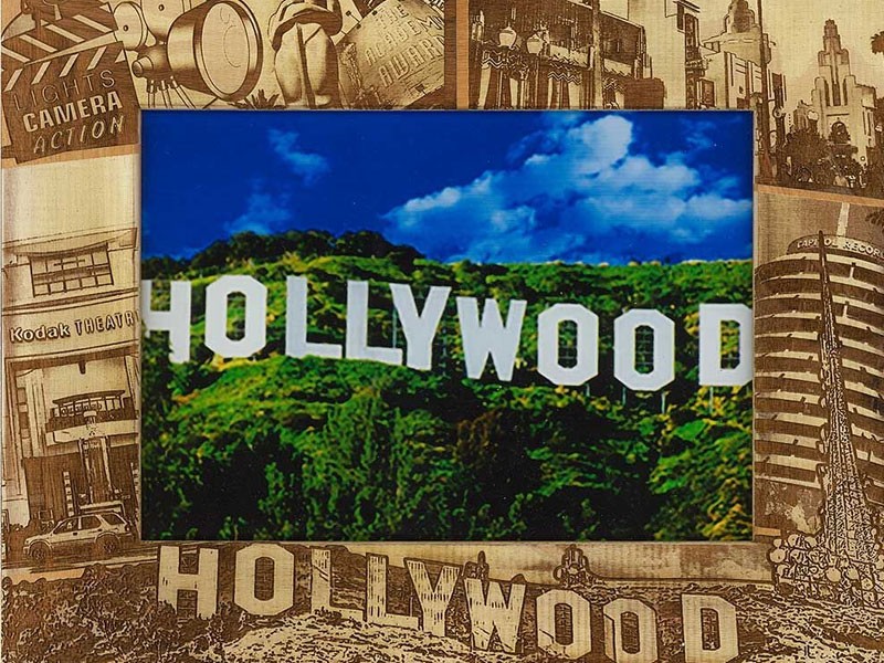 Hollywood California Destination Collage