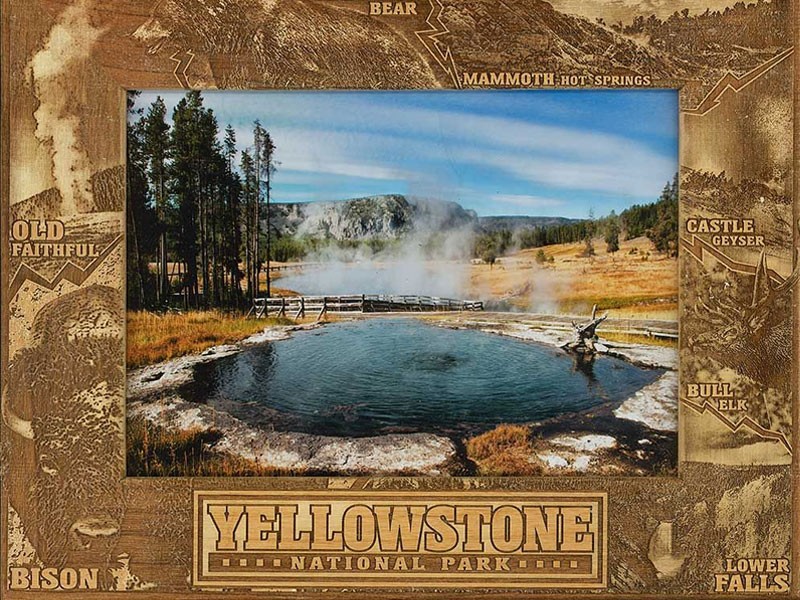 Yellowstone National Park Wildlife Park Quadrant Frame