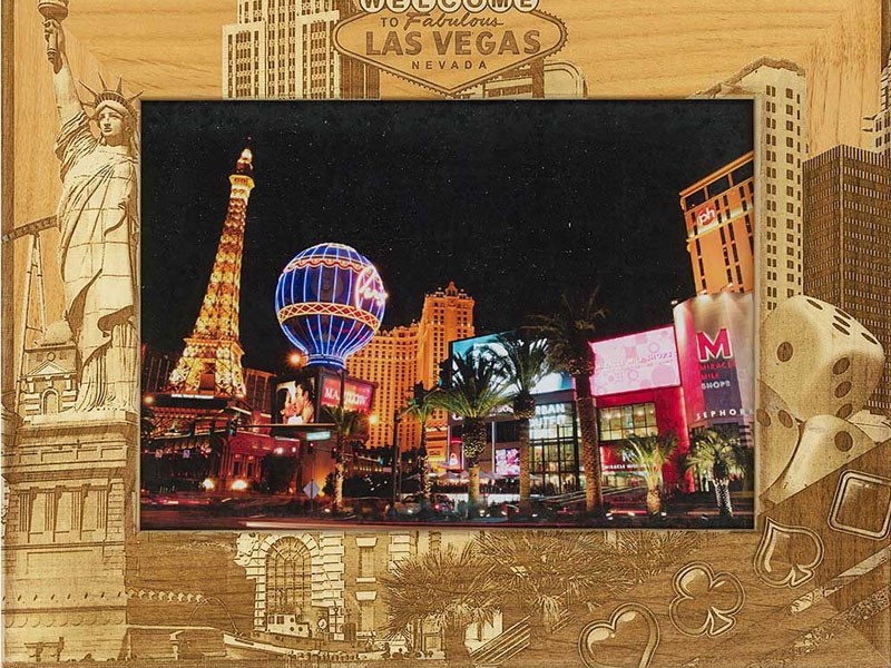 Las Vegas Casino Destination Photo Collage