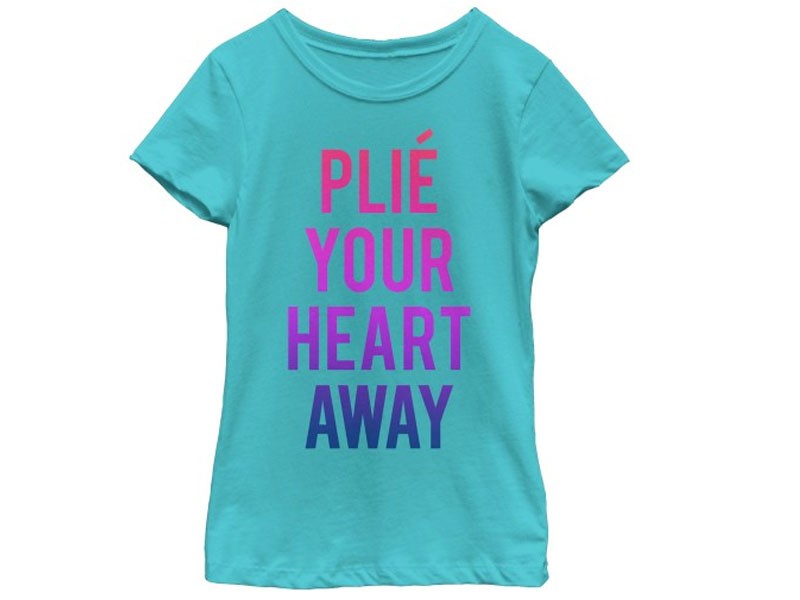 Girl's Plie Your Heart Away T-Shirt