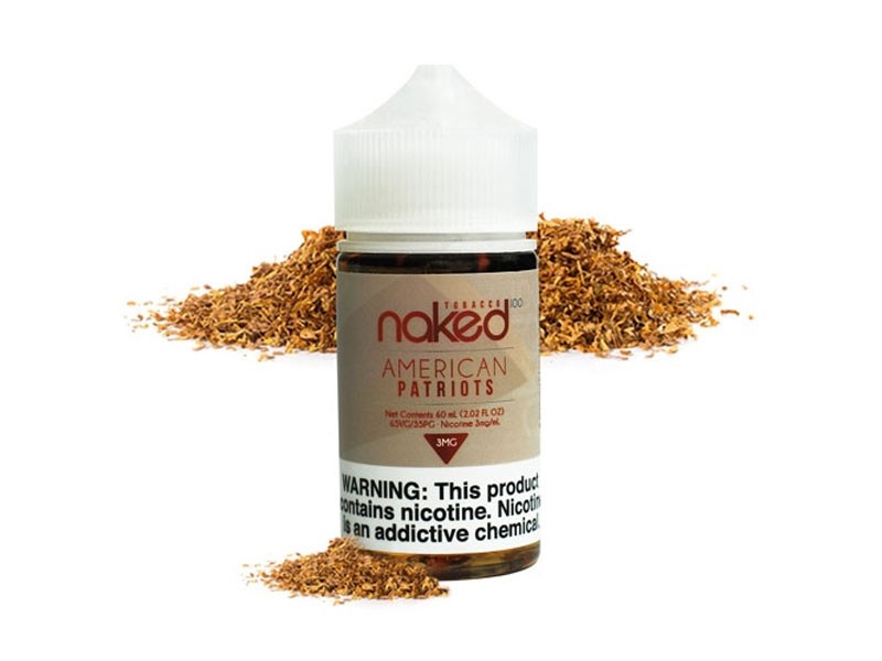 American Patriots E-Juice By Naked 100 Tobacco