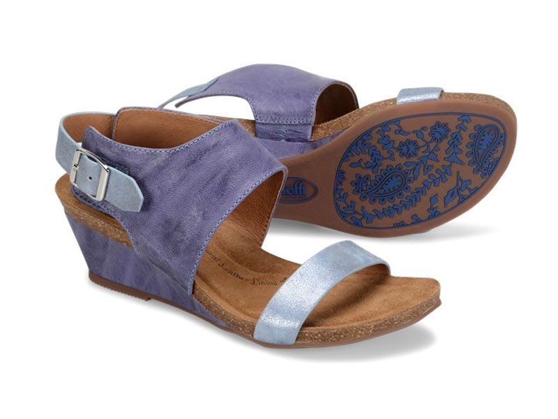 Sofft Vanita In Denim Blue Sandals For Women