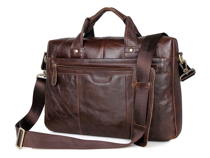 Bangkok Classic Distressed Vintage Leather Messenger Bag