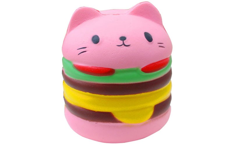 Squishy Simulation Hamburg Cat Slow Rising Fun Toy