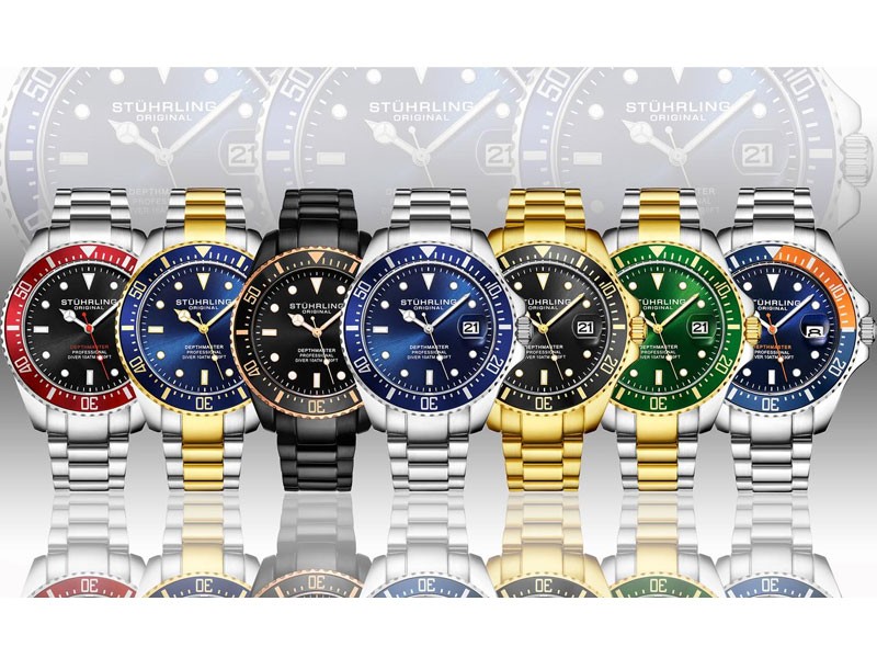 Exclusive Stuhrling Men's Professional Dive Watch