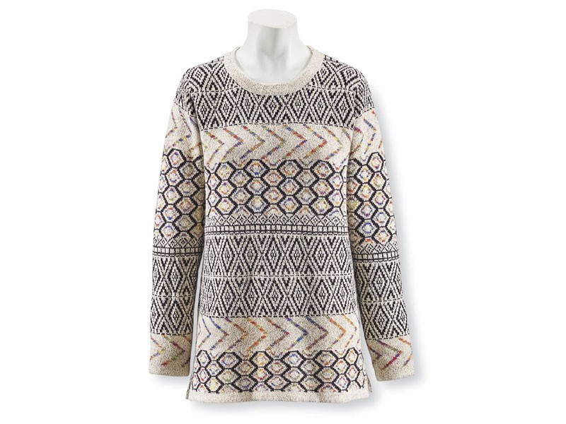 Ikat Biadere Sweater Tunic For Women