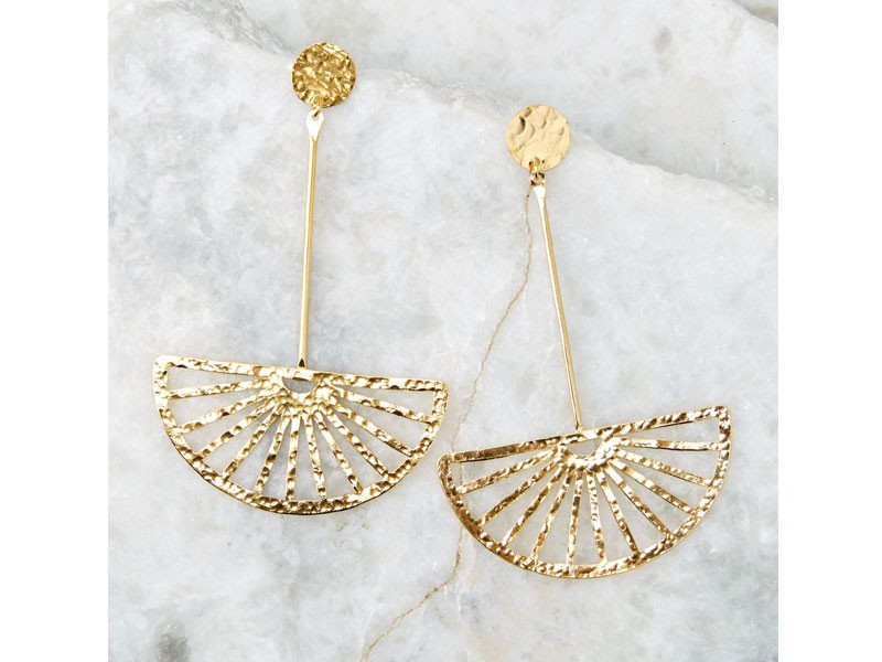 Women's Swing Swing Gold Earrings