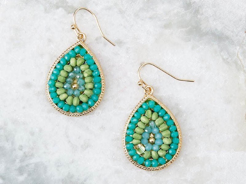 Drops Of Style Turquoise Earrings For Women