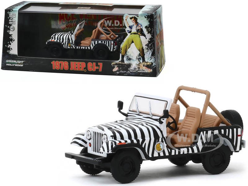 Jeep CJ-7 Ace Ventura When Nature Calls 1995 Movie 1/43 Diecast Model Car