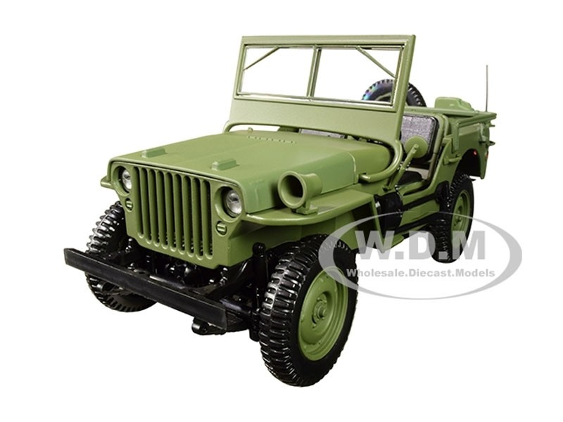 1942 Jeep Green 1/18 Diecast Model Car By Norev