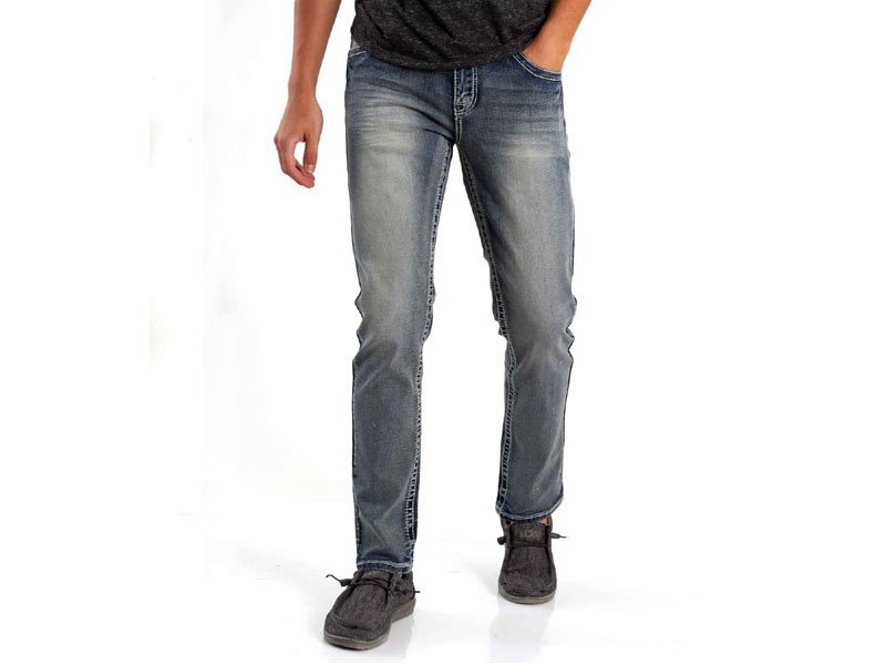 True Luck Jeans Anderson Slim Fit Jeans For Men in Full Blast