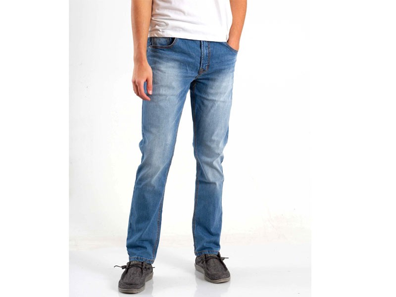 True Luck Jeans Camden Slim Fit Jeans For Men In Light Stone