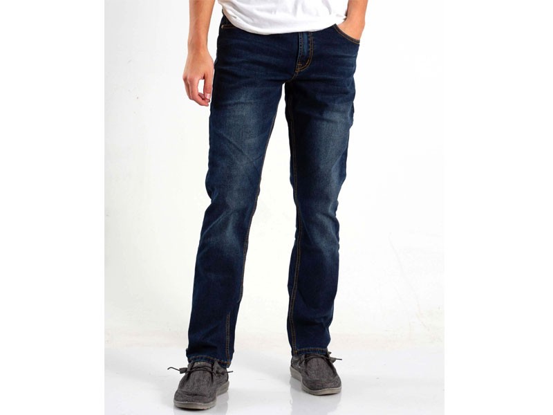 True Luck Jeans Camden Slim Fit Jeans For Men in Dark Stone