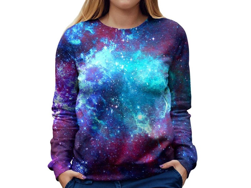 Blue Galaxy Women's Sweatshirt