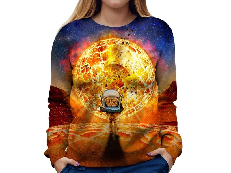 Fearless Kitty Women's Sweatshirt