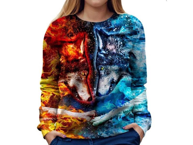 Fire And Ice Women's Sweatshirt