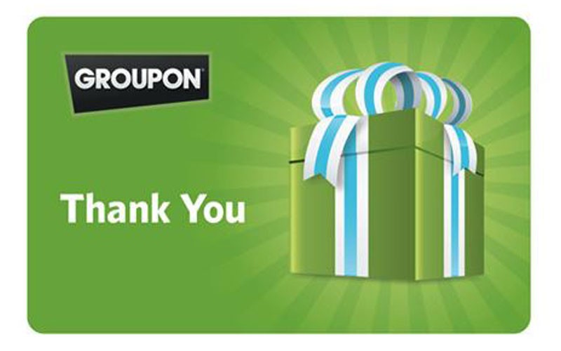$25 Groupon Thank You Gift Card