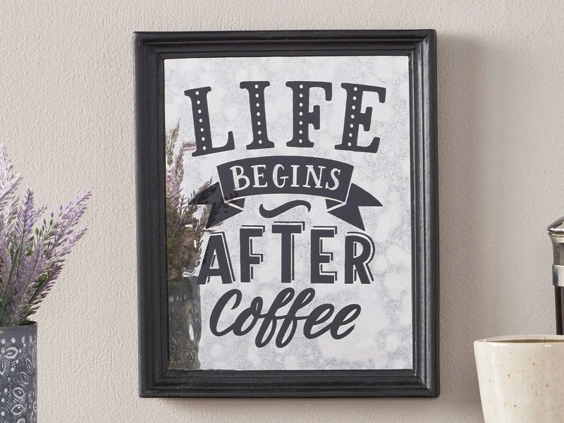 Marguerite Inspirational Coffee Wall Art
