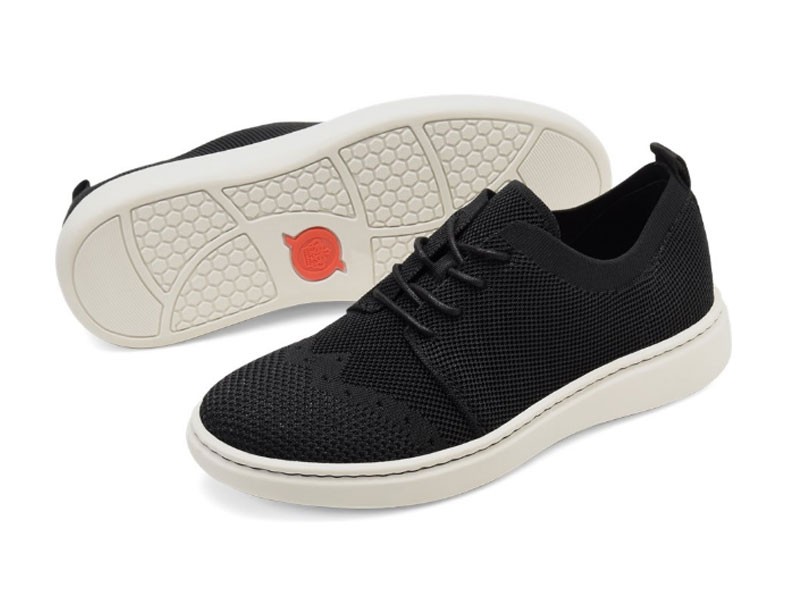 Born Fade In Black Knit Fabric Shoes For Men