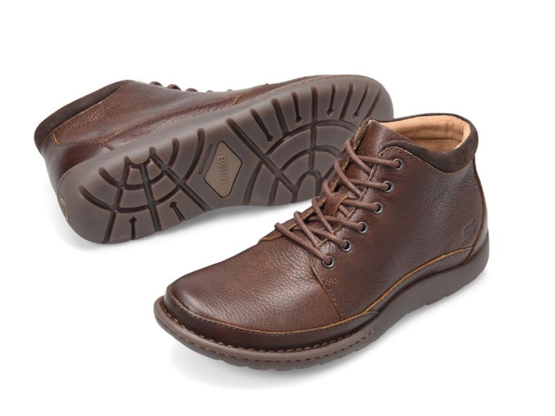 Born Men's Nigel Boot In Dark Brown Combo