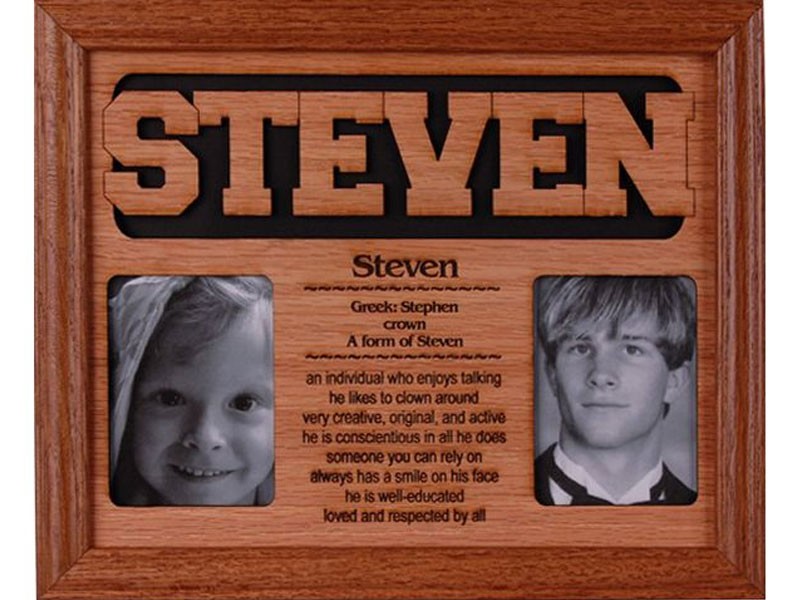 One Name W/Two Pictures Horz