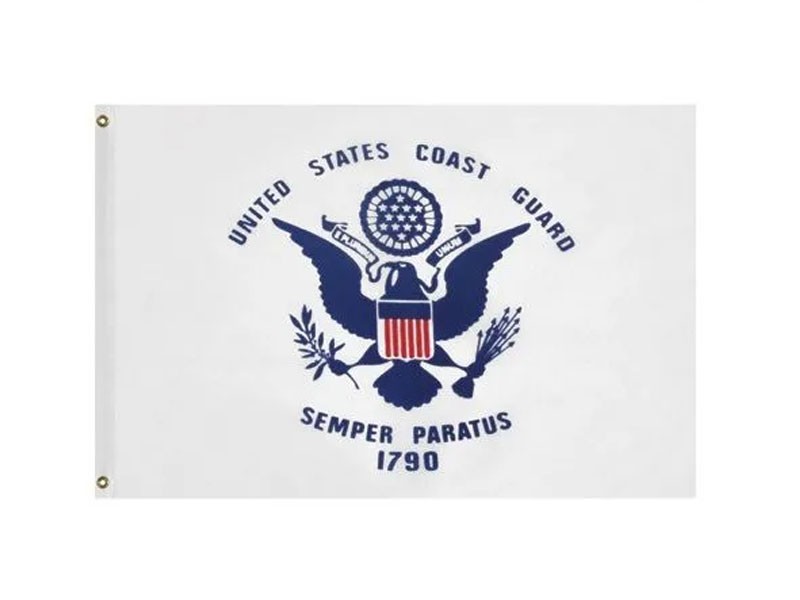 Outdoor Coast Guard Flags