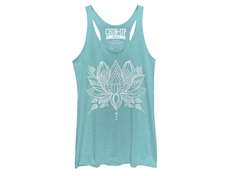 Women's Henna Lotus Flower Tank Top