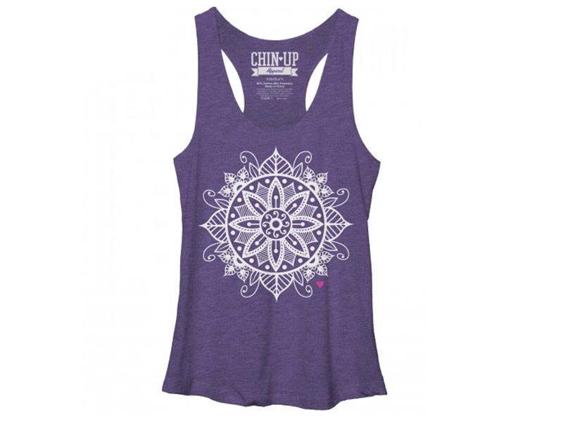 Women's Henna Flower Tank Top