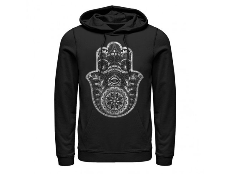 Women's Henna Hamsa Hand Hoodie