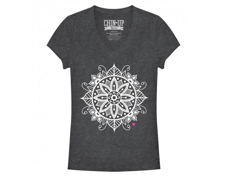 Junior's Henna Flower T-Shirt