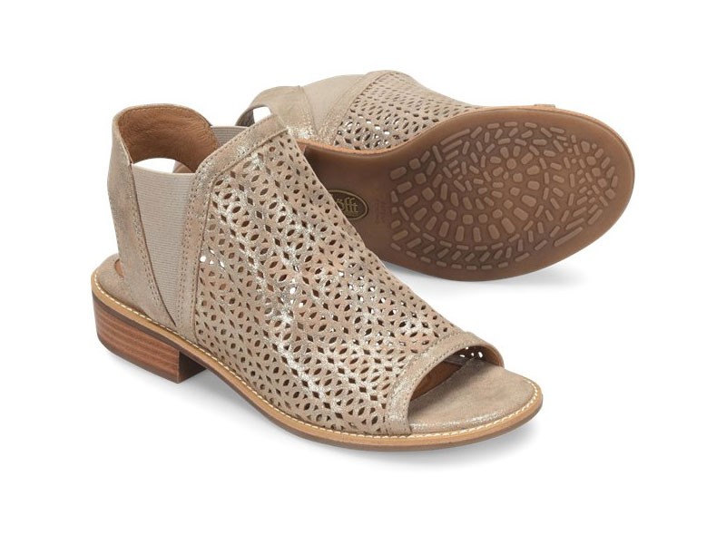 Sofft Women's Nalda Anthracite Flat Sandals