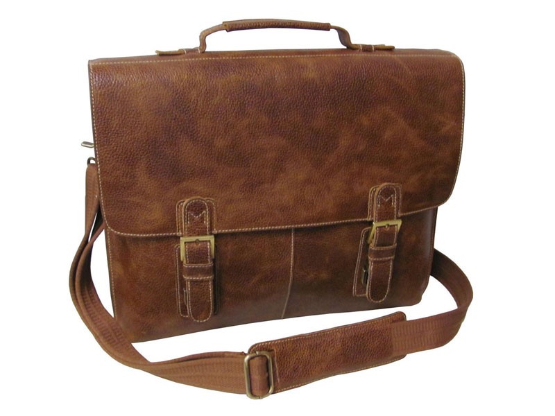 Amerileather Classical Leather Organizer & Laptop Briefcase For Men