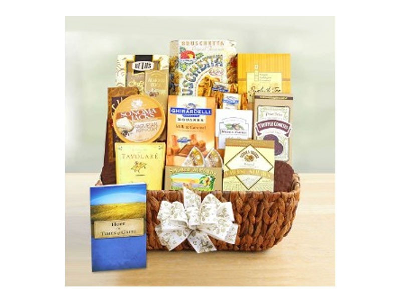 Caring Condolences Sympathy Gift Basket