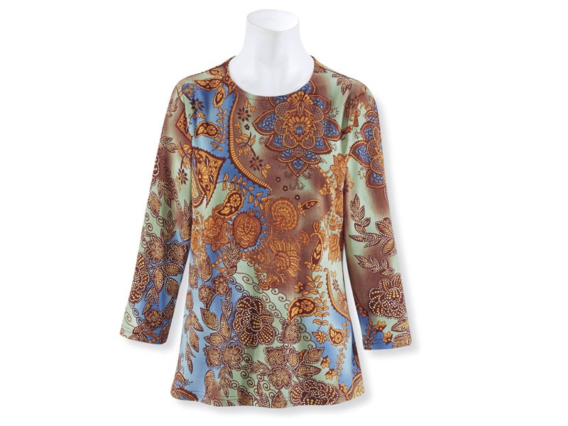 Jacobean Sunrise Top For Women