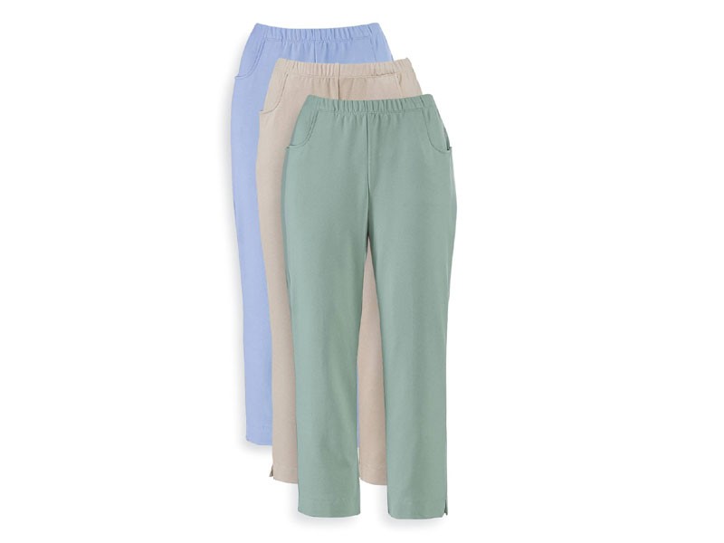 Pull-On Ponte Ankle Pants For Women