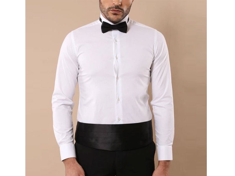 Men's Jacob Tuxedo Shirt White