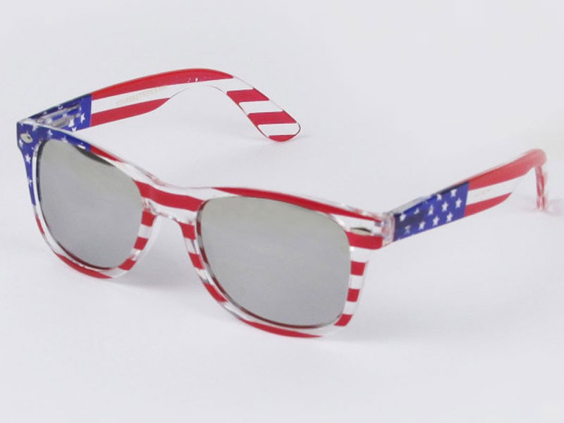 Shark Eyes Stars & Stripes American Flag Sunglasses