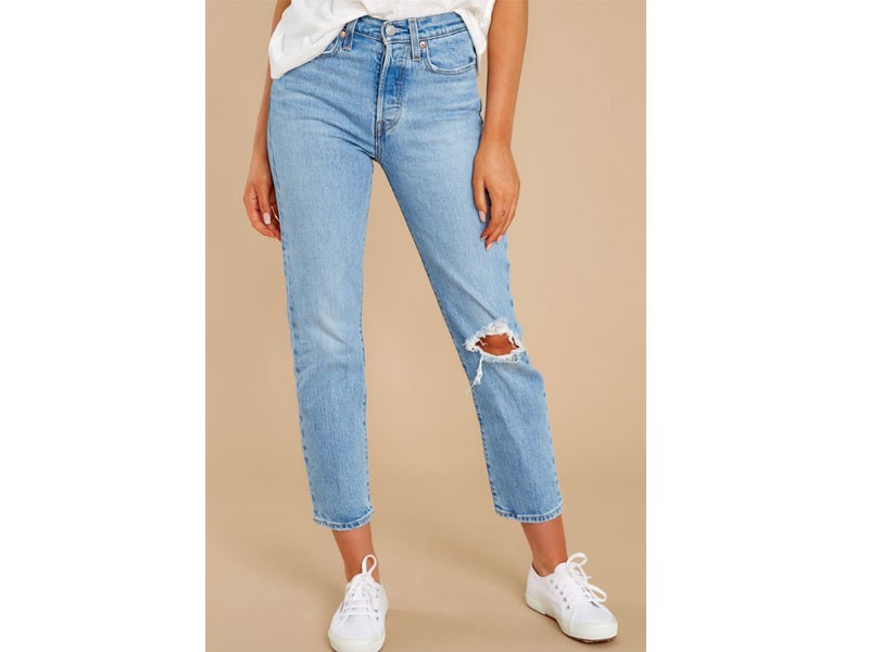 Women's Wedgie Fit Straight Jeans In Tango Fray