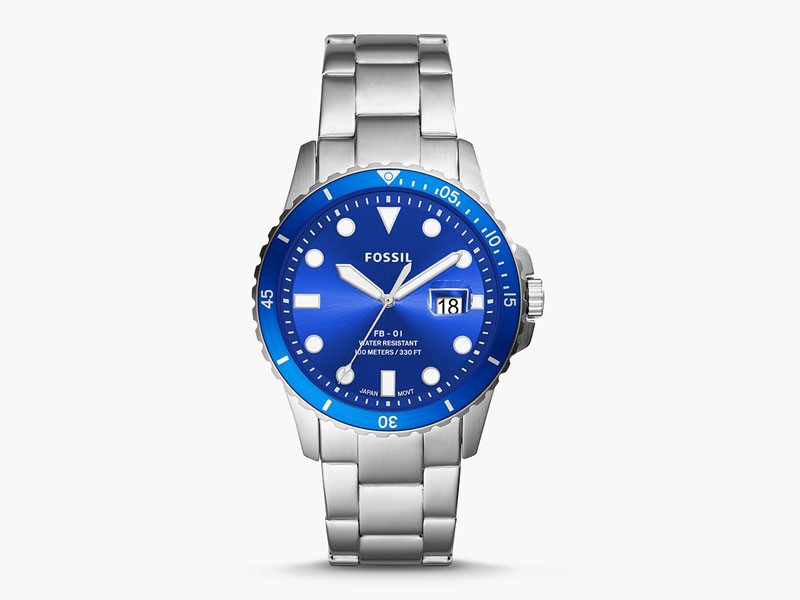 FB-01 Three-Hand Date Stainless Steel Watch For Men
